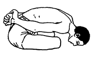 Yogásana or yogamudrá (yoga posture)